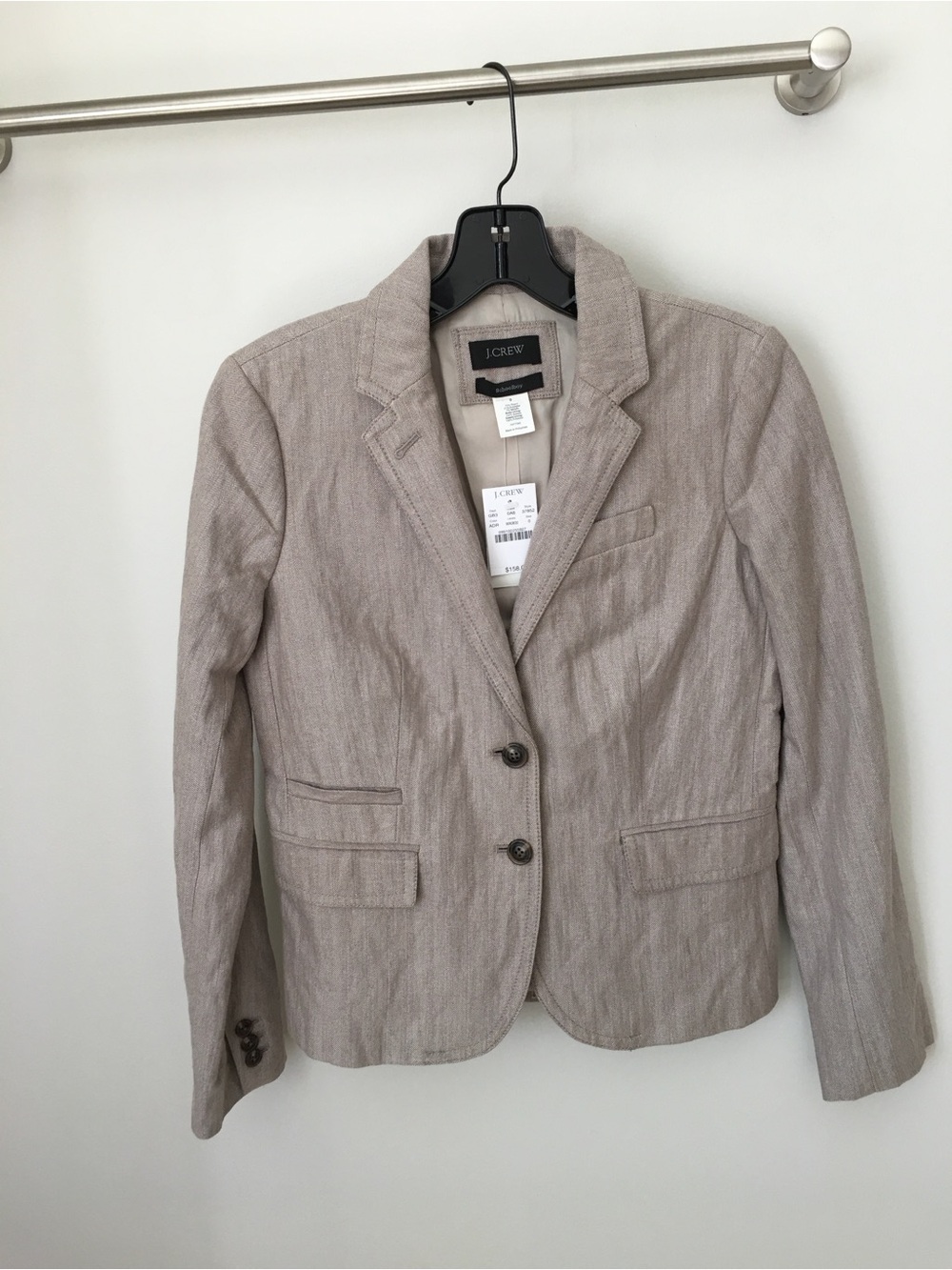JCrew linen schoolboy blazer, NEW with tags, 0